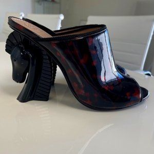 Brand New! Tory Burch Barton Horse-Heel Mules